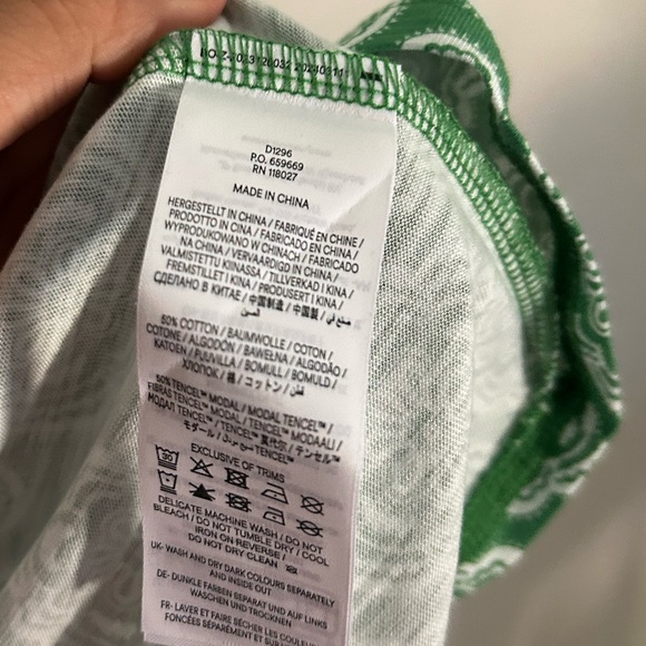 NWT Boden Naomi Short Sleeve paradise green botanic blush size 2R - Picture 6 of 7